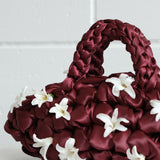 Nest - Burgundy Handmade Bridal Bag
