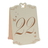 Flutter By - Table Numbers Ivory & Gold 13-24