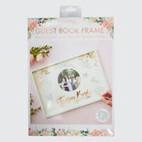 Floral Team Bride Hen Party Guest Book Frame