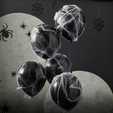 Spiders and Cobwebs Halloween Balloons- 5 Inner Pack