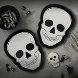 Skull Shaped Paper Halloween Plates
