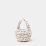 Micro Hive - White Handmade Flower Girl Bag