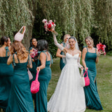 ISLA DE GAR Hive - Hot Pink Handmade Bridal Bag