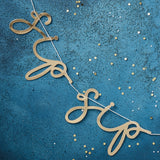 Gold Foiled Sip Sip Hooray Bunting - Gold Christmas