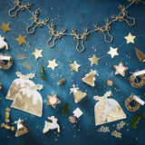 Gold Foiled Sip Sip Hooray Bunting - Gold Christmas