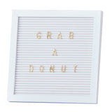 White and Gold Peg Letter Board- 5 Inner Pack