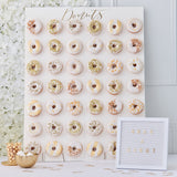 Large Gold Foiled Donut Wall- 5 Inner Pack