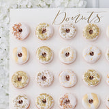 Large Gold Foiled Donut Wall- 5 Inner Pack