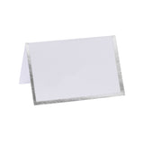 Silver Foiled Wedding Place Cards