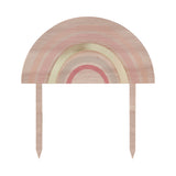 Wooden And Acrylic Rainbow Cake Topper