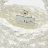 Hive - White Handmade Bridal Bag