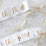 Mother of the Bride and Groom sash- I Do Crew