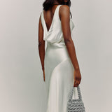 Hive Luxe Cord - Silver Handmade Evening Bag