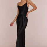REWRITTEN Pollenca Bridesmaid Dress in Viscose Satin