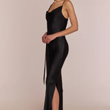 REWRITTEN Pollenca Bridesmaid Dress in Viscose Satin