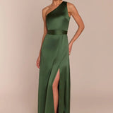 REWRITTEN Porto Bridesmaid Dress in Olive Green