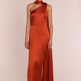 REWRITTEN Porto Bridesmaid Dress in Burnt Orange