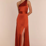 REWRITTEN Porto Bridesmaid Dress in Burnt Orange
