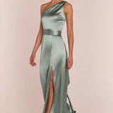 REWRITTEN Porto Bridesmaid Dress in Sage Green