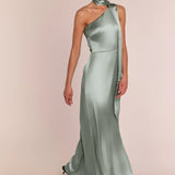 REWRITTEN Porto Bridesmaid Dress in Sage Green
