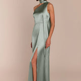 REWRITTEN Porto Bridesmaid Dress in Sage Green