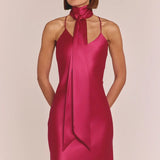 REWRITTEN Brooklyn Bridesmaid Dress in Hot Pink