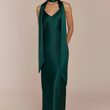 REWRITTEN Brooklyn Bridesmaid Dress in Forest Green