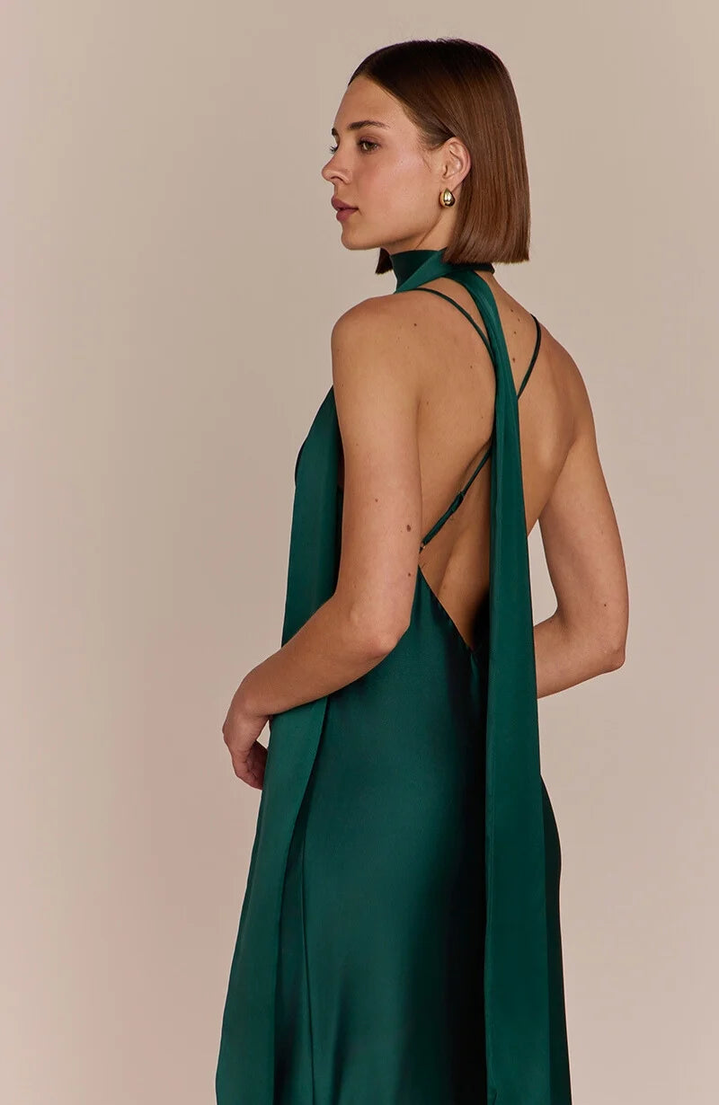 brooklyn dress in olive green satin product info and reviews open lace back dress Olive Green Satin Bridesmaid Dress Brooklyn