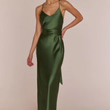 REWRITTEN Brooklyn Bridesmaid Dress in Olive Green