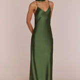 REWRITTEN Brooklyn Bridesmaid Dress in Olive Green