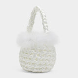 ISLA DE GAR Hive - White Feather Handmade Bridal Bag