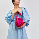 ISLA DE GAR Hive - Hot Pink Handmade Bridal Bag