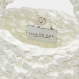 ISLA DE GAR Hive - White Handmade Bridal Bag