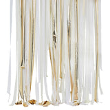 Gold Metallic Party Streamers Backdrop- 5 Inner Pack