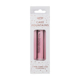 Cake Fountain Candles Pink Ombre