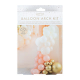 Peach and Gold Balloon Arch Kit- 5 Inner Pack