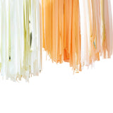 Peach and Gold Hanging Streamer Party Backdrop- 5 Inner Pack