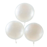Peach Sprayed Orb Party Balloons- 5 Inner Pack
