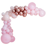 Pink and Rose Gold Balloon Arch Kit- 5 Inner Pack
