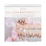 Pink and Rose Gold Balloon Arch Kit- 5 Inner Pack