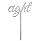 Silver Wedding Table Numbers