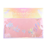 Iridescent Foiled Make a Wish Bunting - Make A Wish