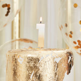 Gold Ombre 1 Number Birthday Candle