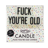Fuck You're Old Birthday Cake Candle - Naughty Party- 10 Inner Pack