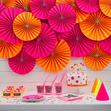 Neon Geometric Table Confetti - Neon Birthday