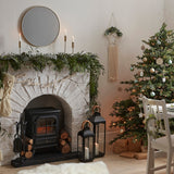 Wooden Gingerbread House Christmas Bunting with Light Up Windows