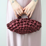 Nest - Burgundy Handmade Bridal Bag