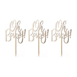 Oh Baby! Baby Shower Cupcake Toppers- 10 Inner Pack