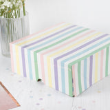 Pastel Striped Cake Boxes