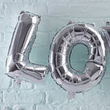 Silver Love Balloon Bunting - Pick & Mix